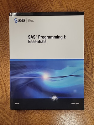 SAS Programming I: Essentials (2007, Paperback)