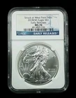 2018(W)  $1 Silver Eagle NGC MS 70 Eagle West Point Mint Early Releases 6446