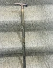 Solid brass Antique Curved Handle Walking Stick Foldable Cane Vintage Designer