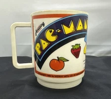 The Amazing Pac-Man Deka Midway 1980 Plastic Collectors Mug