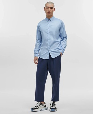 NWT Mood Of One Mens Caspian Waters Straight Leg Comfort F24 Fash Pants Size M