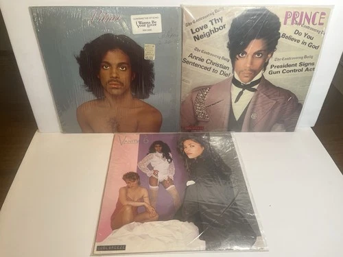 PRINCE 3 Vinyl LP Lot - Self-Titled BSK 3366, Controversy BSK3601 & Vanity 6
