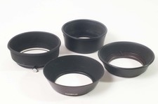 C14184 Four OEM Olympus OM Lens Hoods 28/35/40/50 1.4 1.8 /85/100mm