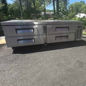 72” Chef Base Cooler refrigerator Avantco - Used