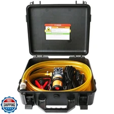 Steauty 12V 75W Fuel Transfer Pump Kit, Moves Up to 110 Gallons Of Gas or Die