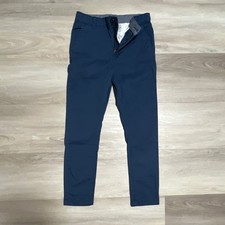 OshKosh Boys Blue Chino Cotton Pants Zip Button Pockets Casual School