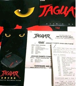 Rare Vintage 1993 Atari Jaguar 64 Bit System 110% Complete + Cybermorph Game CIB