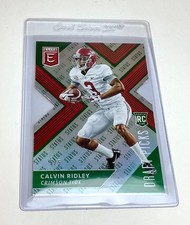 2018 PANINI Elite Draft Picks Status Emerald Die-Cut CALVIN RIDLEY #110 RC 5/5