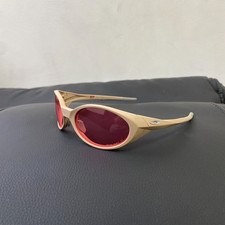 Vintage Oakley Eye Jacket OO9438 Polarized Sunglasses PRIZM Pink Lenses Y2K