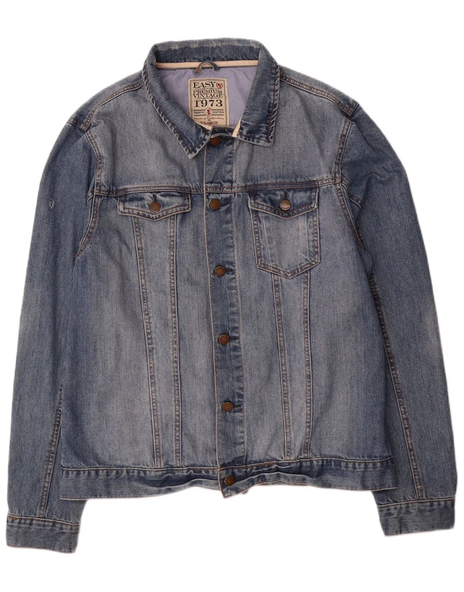 Easy Denim Regular Size Coats, Jackets & Waistcoats for Men for