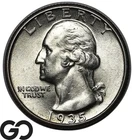 1935 Washington Quarter, White Choice BU++