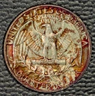 1958-D Washington Quarter, Superb Gem BU, Lovely Toning
