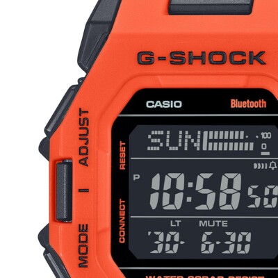 G-SHOCK GMA-B500 Bluetooth タッチソーラー CASIO G-SHOCK GD-B500FL-4JF Orange Minimal Bluetooth Digital Men