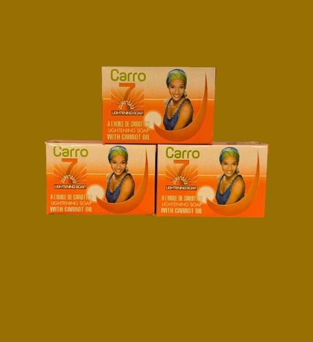 Carro 7 LIGHTENING SOAP WITH CARROT 🥕 OIL 3 Packs 225g Each - Picture 2 of 2
