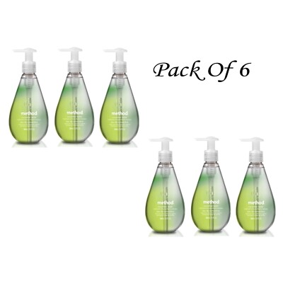 Method Gel Hand Wash, Cucumber Water, 12 Ounce (Pack Of 6)