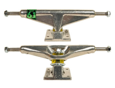 2x Venture Trucks Skateboard Achsen Set 6.10 High All Polished 8.625-9.00'' Decks