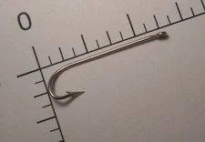 MUSTAD & SON #10 FLY TYING/ BAIT Hooks Pacific Bass RINGED TINNED MORWAY 3489