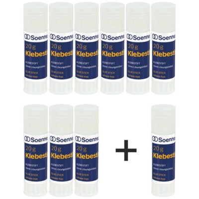 SOENNECKEN Klebestift 20g 9+1 GRATIS