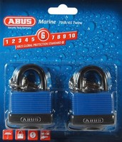 Abus 70ib/45 C Kax2 Blue All Weather Solid Brass Body Padlock With Weather Cover on sale Abus 70ib/45 C Kax2 Blue All Weather Solid Brass Body Padlock With Weather Cover on sale