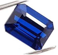 10-11 Ct High quality AAAAA+ GEMSTONE UNHEATED BLUE TANZANITE EMERALD 4OUD