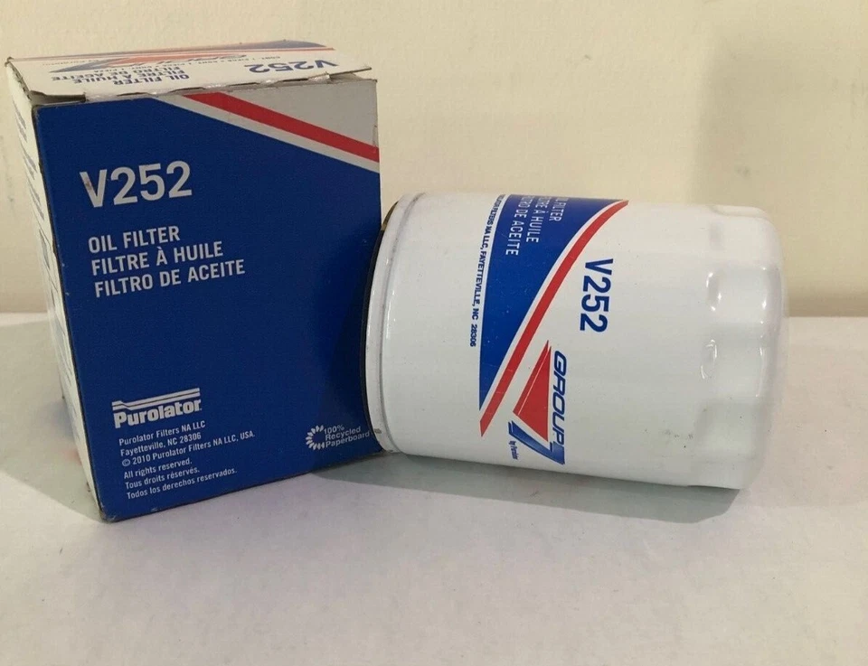 Filtro de aceite de motor Group7 V252 se adapta a VW Jetta Golf Jetta Beetle Audi TT RS6 seleccionado Foto 3 de 4