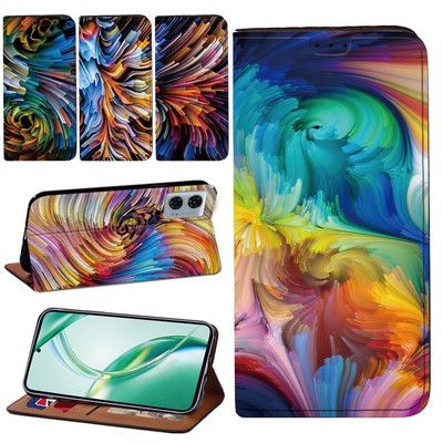 Leder Stand Cover Case passend für Motorola MotoE14/G24/G34/G35/G45/G55/G85/Edge 50