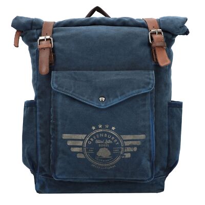 Greenburry Vintage Aviator Rucksack 47cm Laptopfach #GB-5897 (blue)