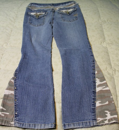 Arizona Jean Co Cami Embroidered Butterflies Set Girls Jacket Size M Jeans 8 Reg - Picture 7 of 12