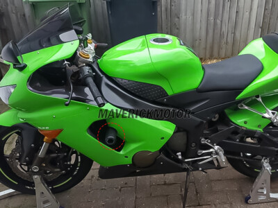 NO-CUT FRAME SLIDER CRASH PROTECTOR FOR KAWASAKI NINJA ZX-6R ZX6R