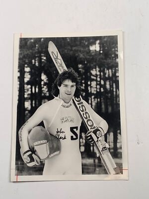 Photo Skiing Speed Man John Clark 1986