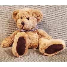 Russ Berrie & Co Langley Bear Stuffed Animal Plush Toy Christmas Birthday Gift