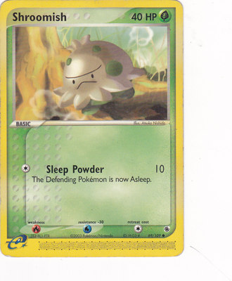 POKEMON SHROOMISH CARD FREE SHIPPING | eBay