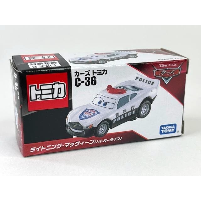 TOMICA CARS トミカ カーズ ミニカー まとめ売り 36台 Tomica Disney C-36 CARS Lightning McQueen ( Police Car Type ) TOMY