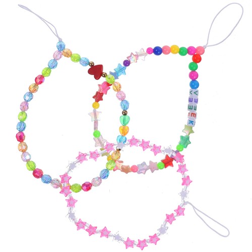 3Pcs Cell Phones Chain Phone Wrist Strap Phone Lanyard Wrist - 第 1/12 張圖片