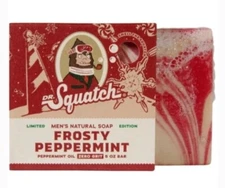 Dr. Squatch Limited Edition Frosty Peppermint Men's Natural Soap