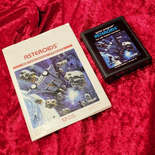 Asteroids (Atari 2600, 1981, CX2649) Tested, Complete CIB - Picture 4 of 5