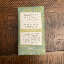 Crabtree Evelyn Soap Pear and Pink Magnolia 5.5 Oz.