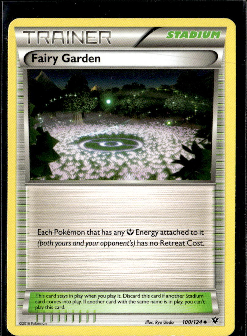 Pokemon Fairy Garden 100/124 Fates Collide Non Holo Uncommon 2 Card Lot LP