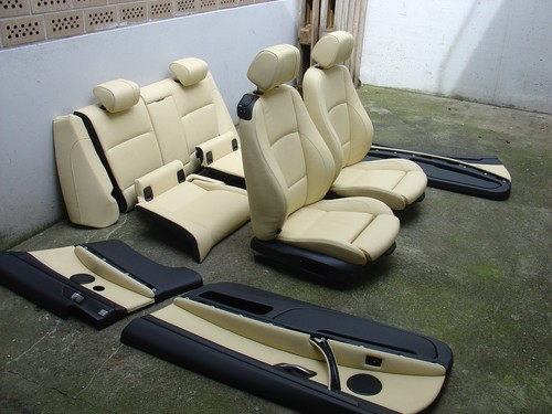 inkl. UMBAU BMW E92 LCI Coupe individual champagner Lederausstattung Leder Sitze