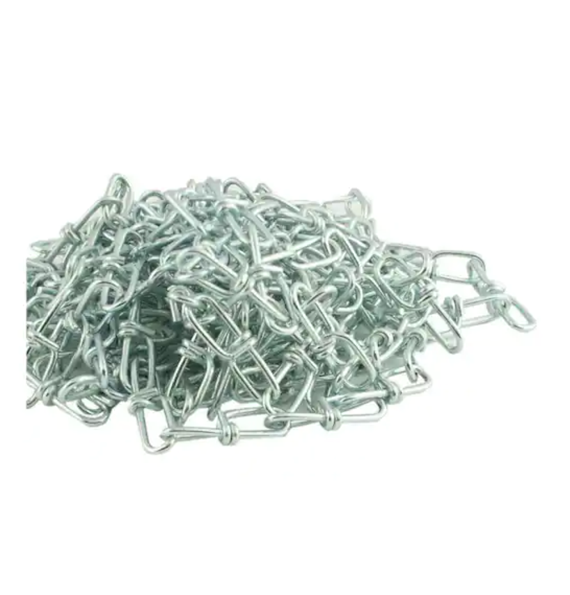 10ft. Everbilt #1 Zinc Plated Non-Welded Double Loop Twisted Link