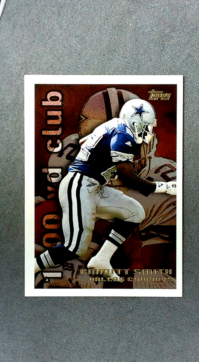 1995 Topps 1000 Yard Club #4 Emmitt Smith Cowboys | eBay