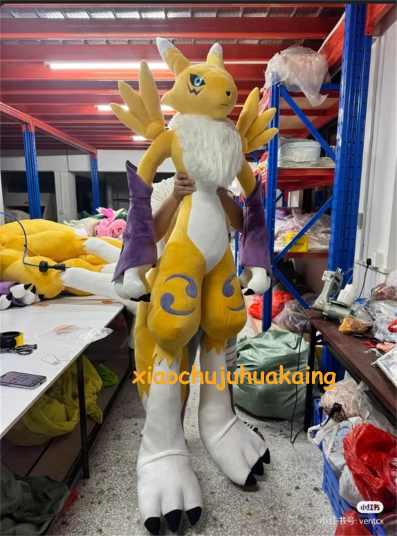 170cm Digital Monster Digimon Renamon Plush Doll Giant Stuffed Toy Pillow Gift
