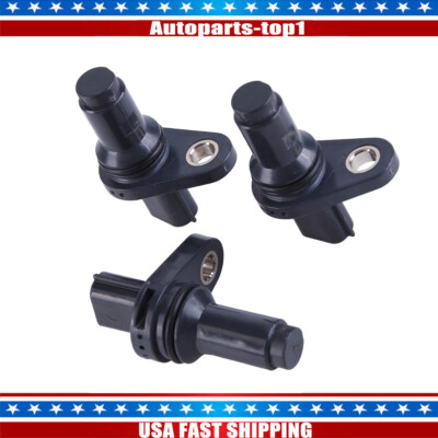 (SET OF 3) 2 Camshaft Position Sensor (CMP) & crankshaft For Nissan & Infiniti