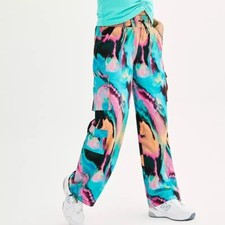 NEW Tek Gear Jogger Pants Womens Fun Purple Mid Rise Relaxed Hip & Thigh 3X NWT