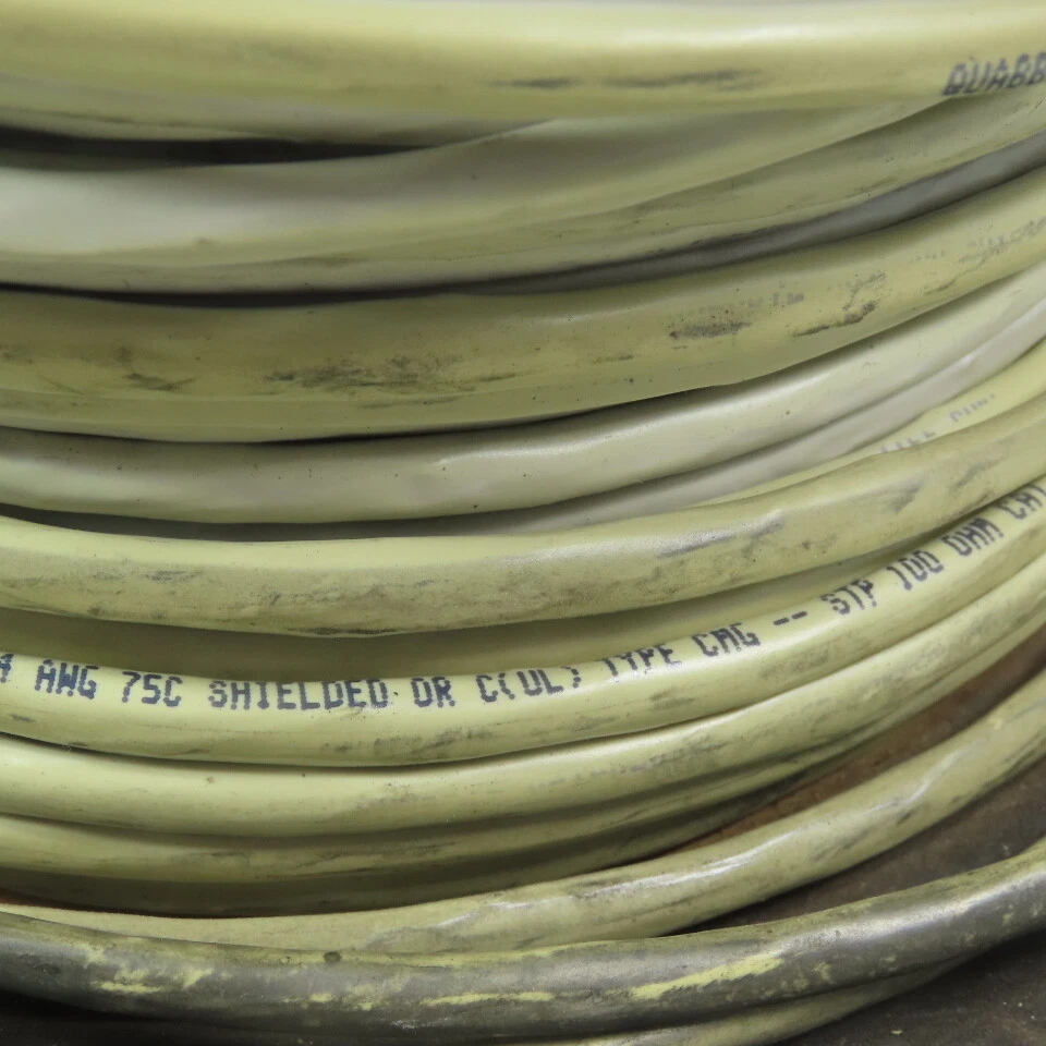 Quabbin DataMax CM/MP 24AWG 75C 4 Pair Shielded 100 OHM Cat. 5 400' - Image 3 of 4