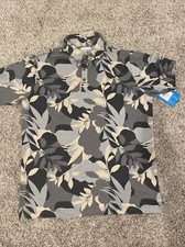 Men  s Columbia Multicolored Polo Short Sleeve Shirt Size M 50