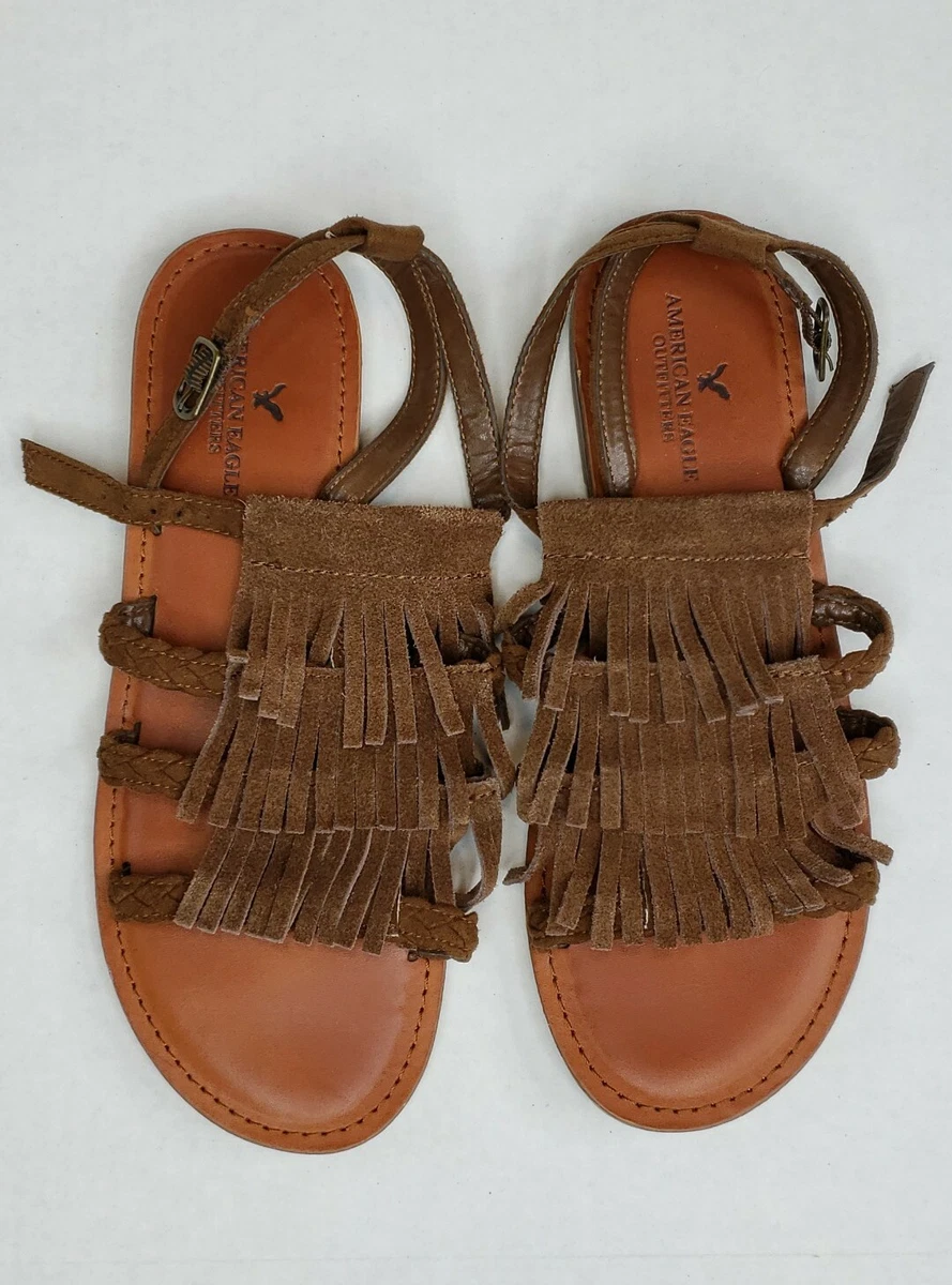 American eagle fringe best sale sandals