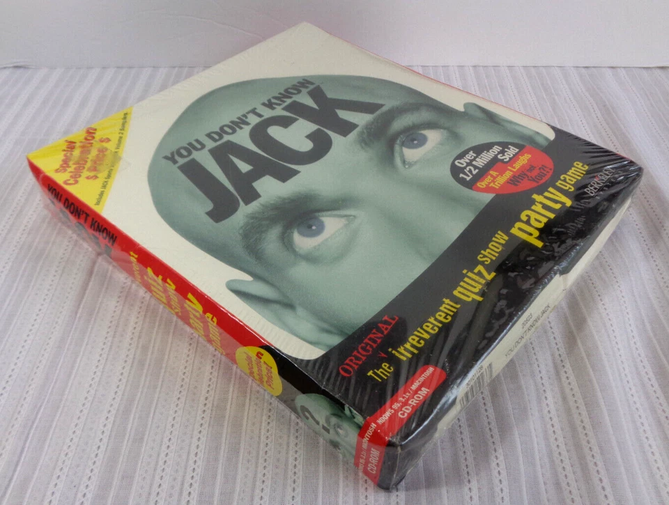 CD-ROM - YOU DON'T KNOW JACK - WINDOWS 95 PC WINDOWS 3.1 - 1995 - FACTORY SEALED - Image 3 of 3