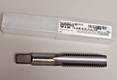 Greenfield Threading- 3/4 10 NC H3 4FL PLUG Tap