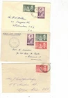 Australia 1954 Royal Visit on FDCs,cds GPO PERTH WA etc (3)